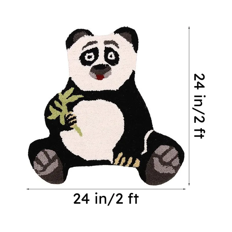 Bamboo Panda Cotton Carpet media 7