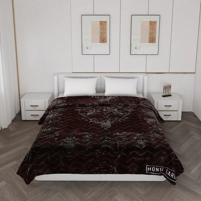 Monte Carlo Autumn Embrace Blanket (Green)- 950 GSM media 3