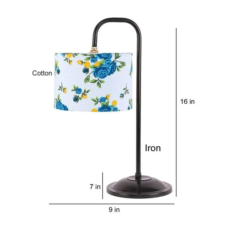 Flynn Floral Arch Fabric Table Lamp - Multicolor media 7