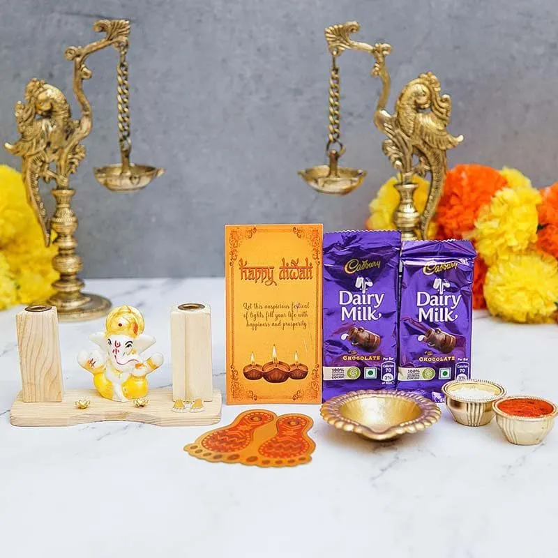 Ganesha Penstand Diwali Gift Set media 1