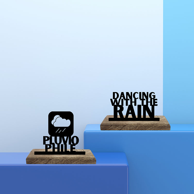 Pluviophile Showpiece - Set Of Two