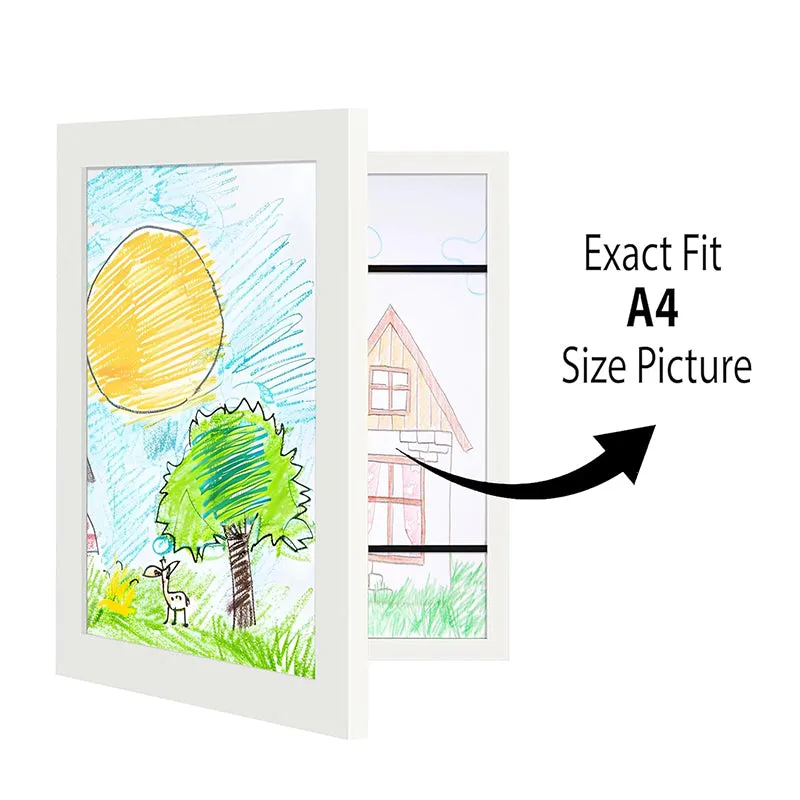 Kiddo Art Wooden Photo Frame - White media 3