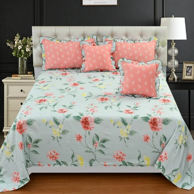 Pansy Field Bedding Set - Five Piece Set media 3