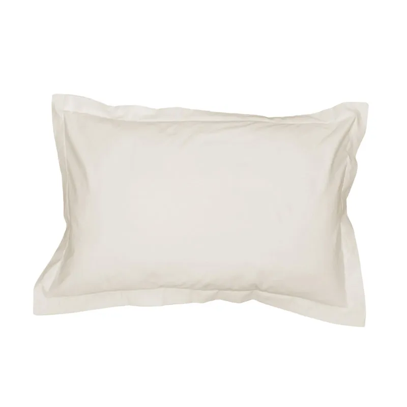 Blanqa Solid Cotton Bedsheet (White) - 300 TC media 7