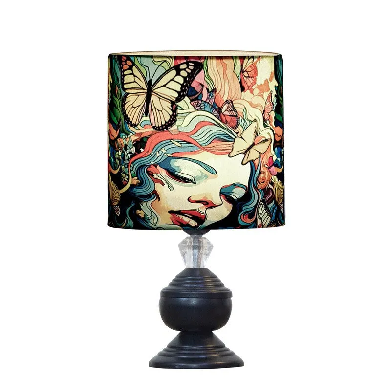 Winged Lady Metal Table Lamp media 6