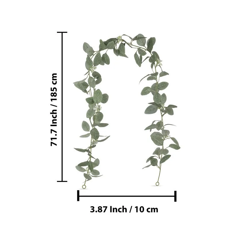 Uxora Artificial Plant With Metal Wall Stand - 6.1 Feet media 6