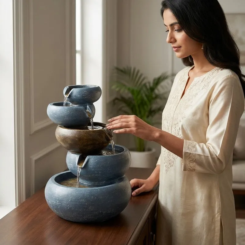 Potfall Water Fountain - Grey - 5