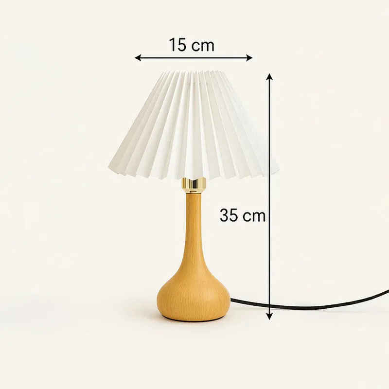 Arvion Wooden Table Lamp - White media 5