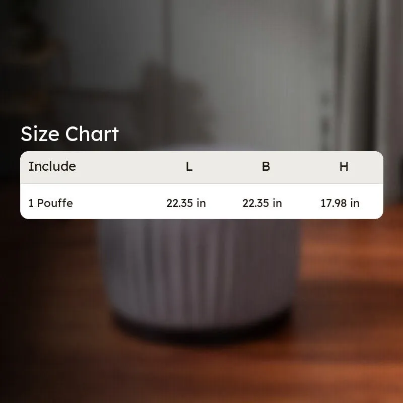 Cozy Rest Pouffe - Grey media 9