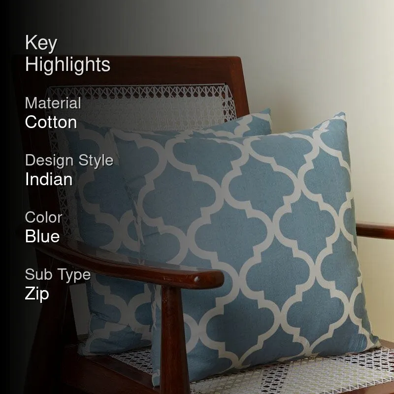 Fleur-Is Cushion Cover (Blue) - Set Of Two media 2