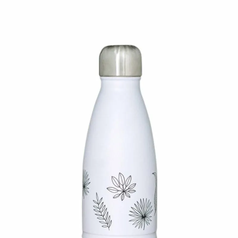 Leafy Mate Hot & Cold Thermos Bottle (White) - 500 mL - 3