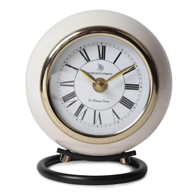 Retro Glow Round Table Clock media 4