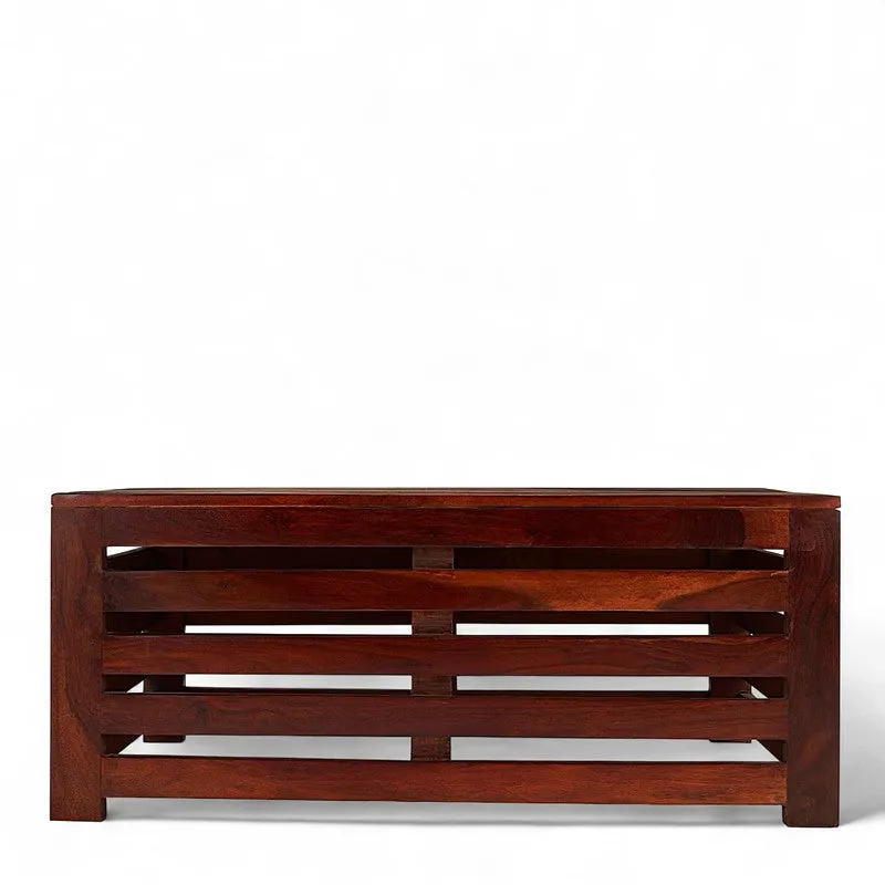 Cenrox Sheesham Wooden Center Table - Rich Brown media 4