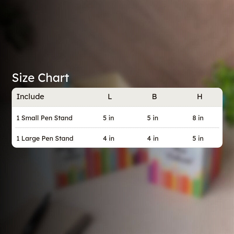 Color Cast Stationary Holder (Doodle Collection) - Set Of Two media 6