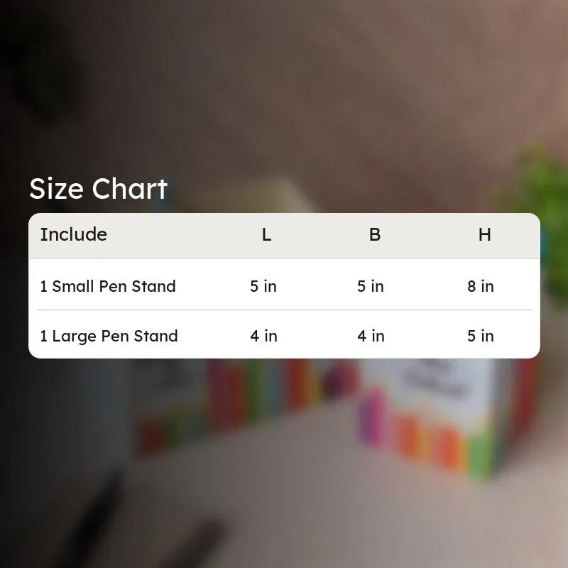 Color Cast Stationary Holder (Doodle Collection) - Set Of Two media 6