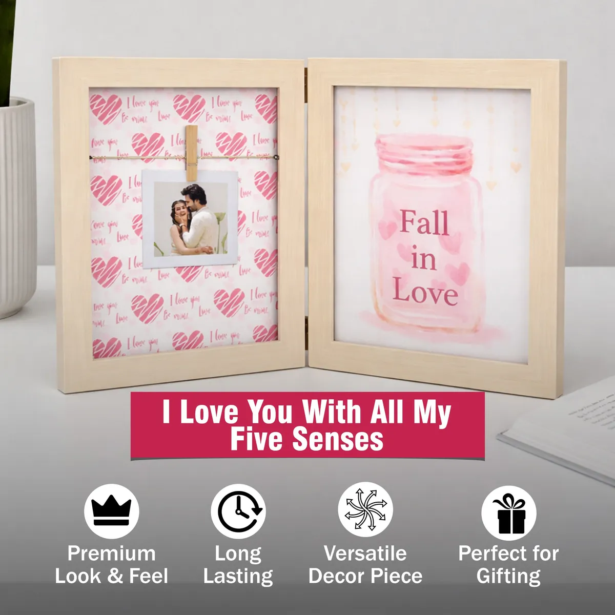FormHaus MDF Photo Frame - Beige media 3
