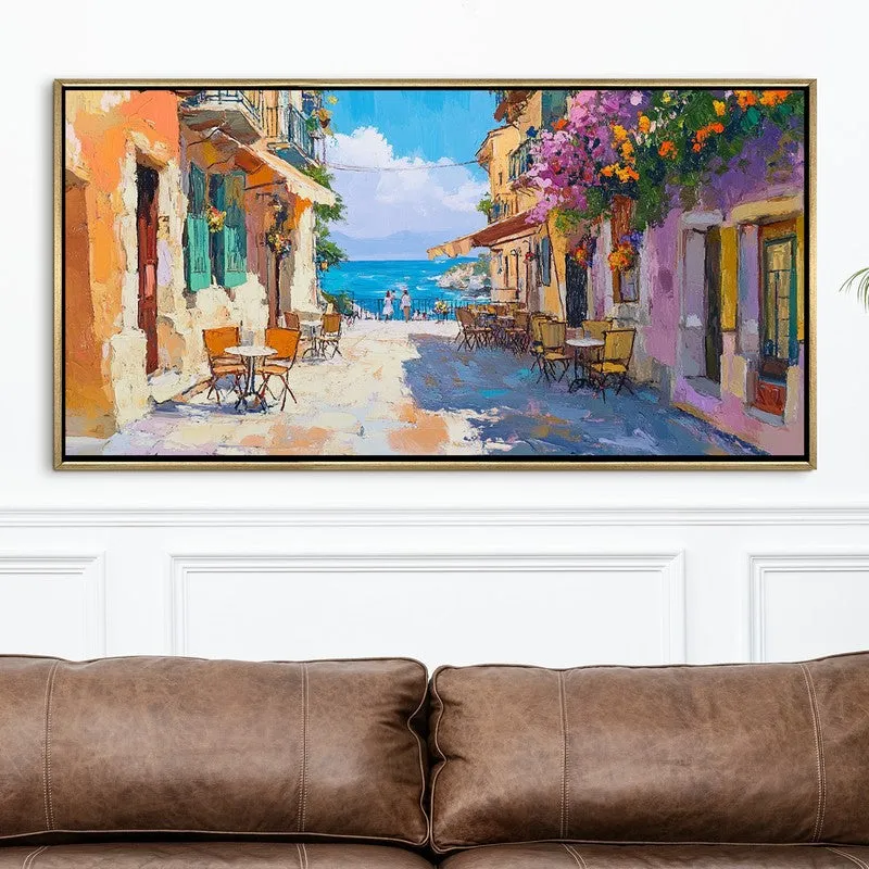 Refined Shores Canvas Wall Painting With Frame media 4