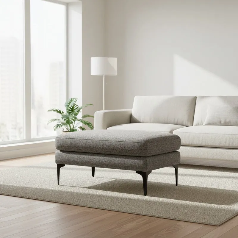 Vrixa Restella Ottoman - Grey media 1