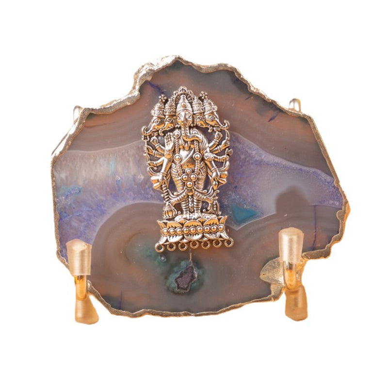 Divine Aura Ganesha Showpiece media 5