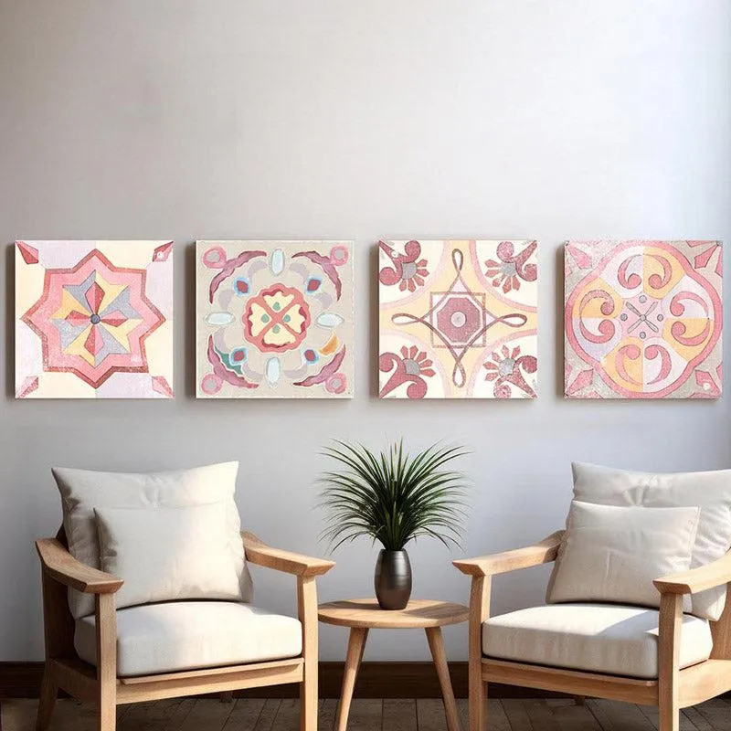 Francesca Abstract Wall Art - Set of Four media 1