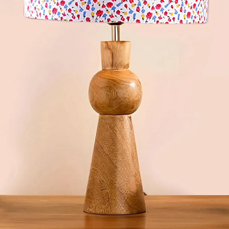 Angler Tiny Fleur Wooden Table Lamp - Multicolor media 3