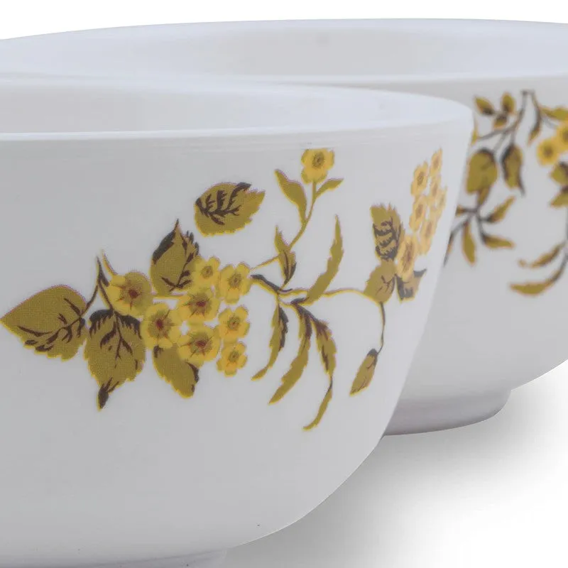 French Rose Melamine Snack Bowls (200 mL Each) - Set of Six media 8