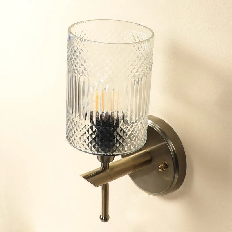 Beloria Elegant Glass Wall Lamp media 4