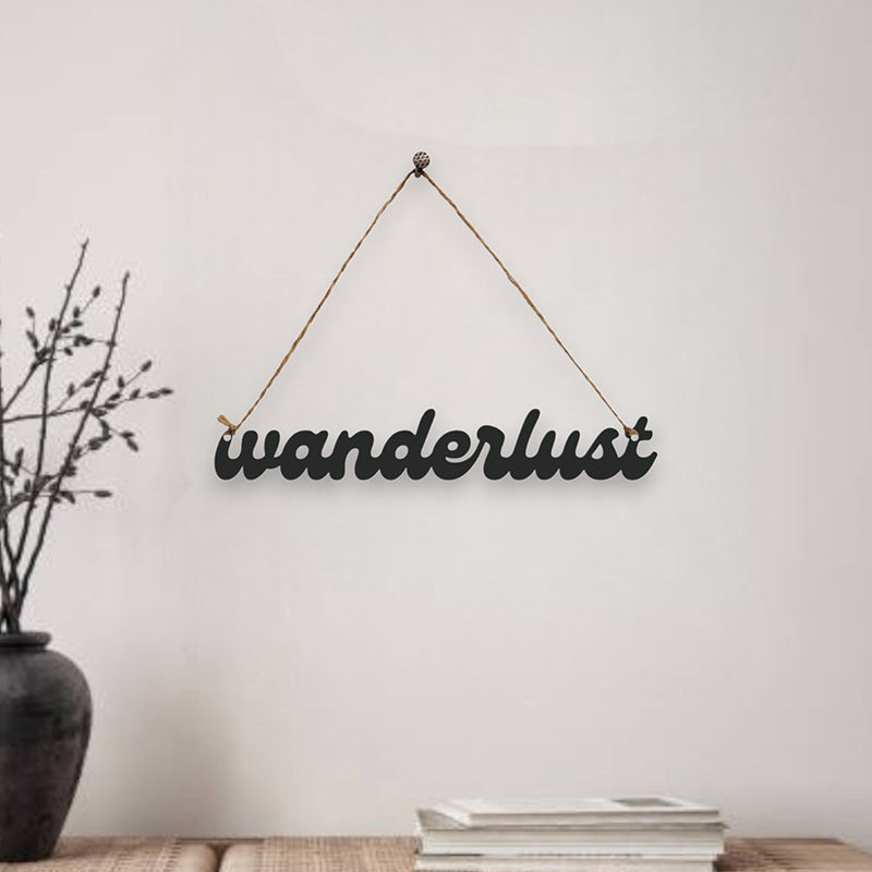 Wanderlust Mild Steel Wall Accent