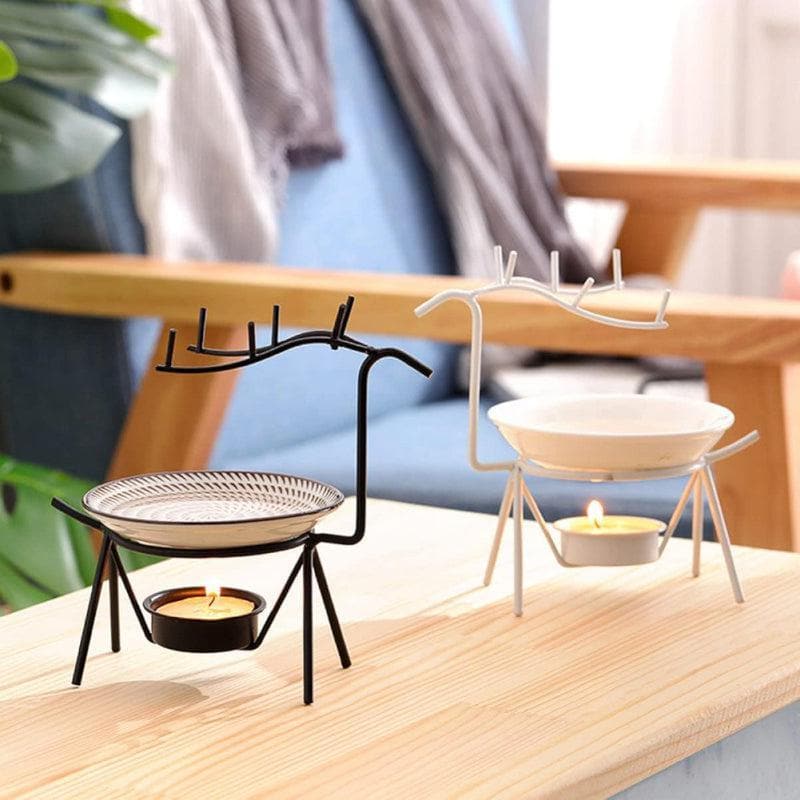 Deer Dona Tealight Candle Holder - Set Of Two media 4