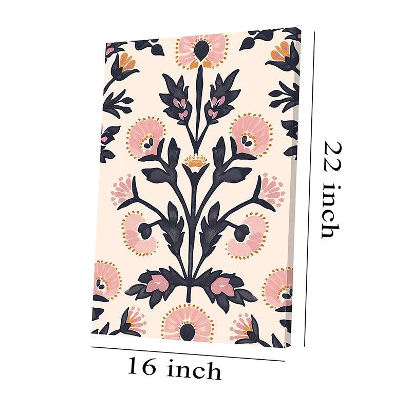 Dilnaz Canvas Floral Wall Art media 5