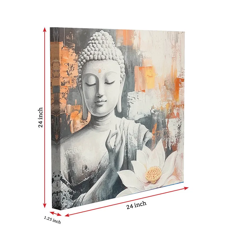 Buddha Neutrals Canvas Wall Art media 8