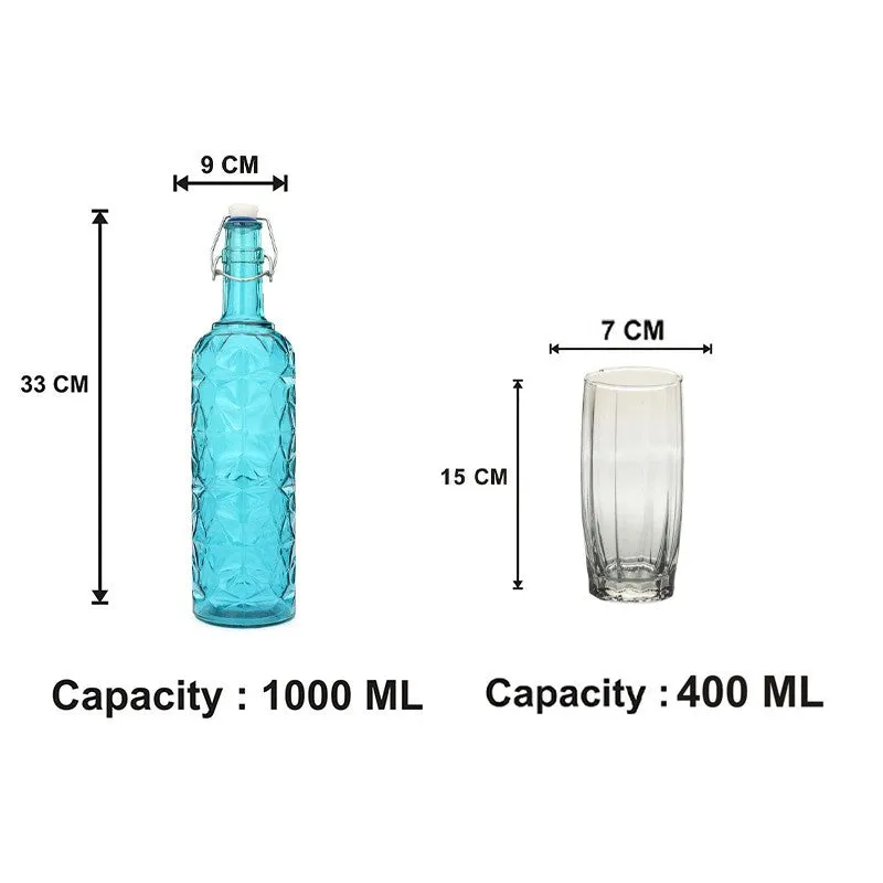 Cassia 1000 mL Water Bottle With 400 mL Glasses - Five Piece Set media 7