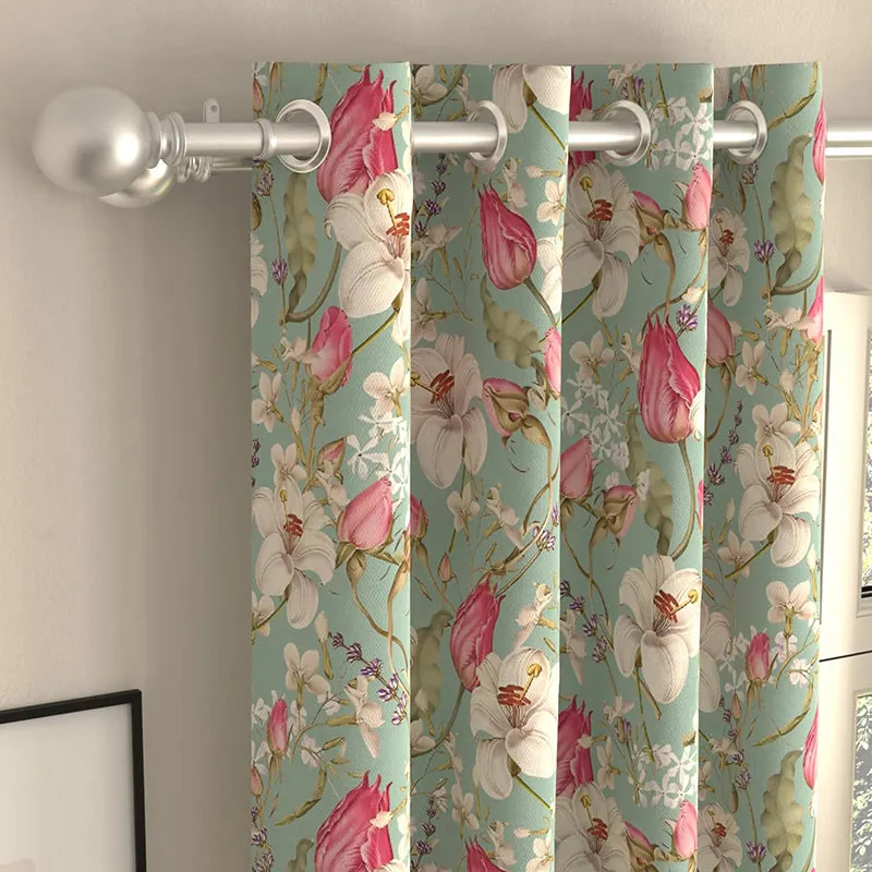 Urban Space Flora Nova Curtain (Sage) - Set Of Two media 4