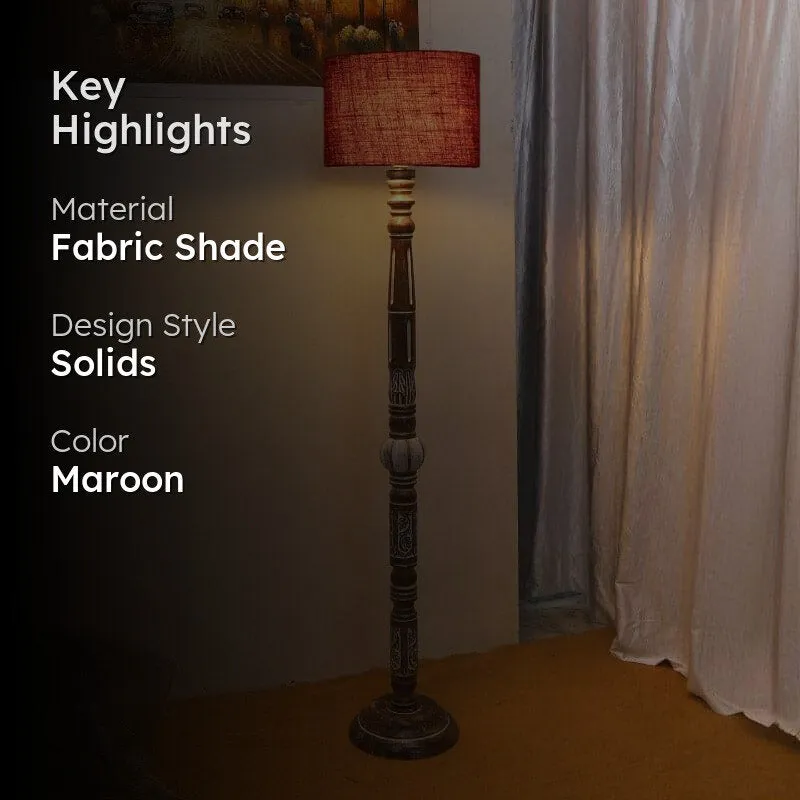 Colton Dona Floor Lamp - Ruby Red media 2