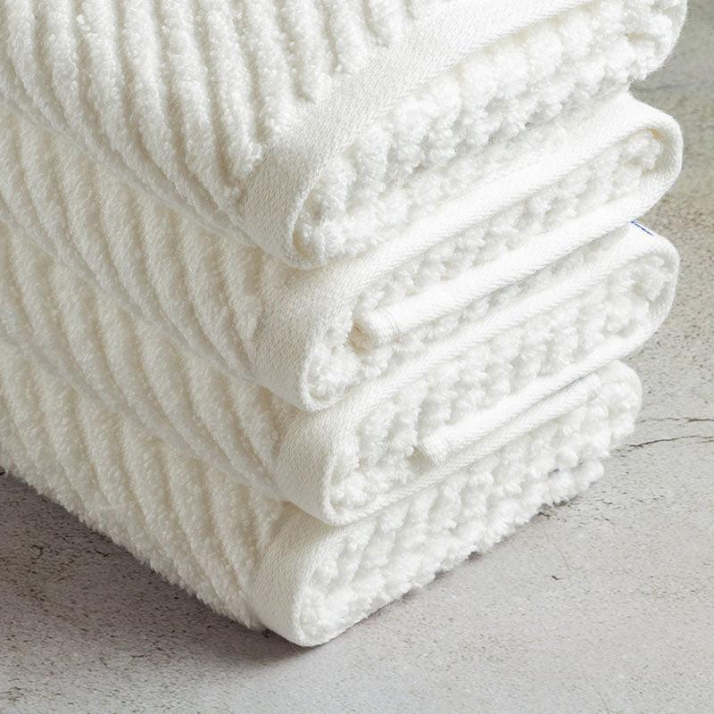 Nautica Riviera Soft Cotton Hand Towel (White) - Set Of Four media 5