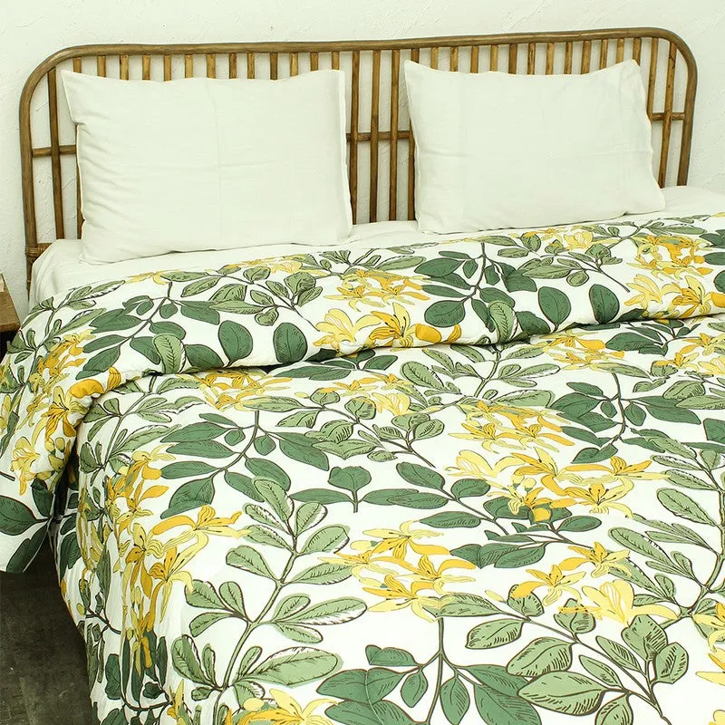 Golden Canopy Cotton Comforter - 350 GSM - 4