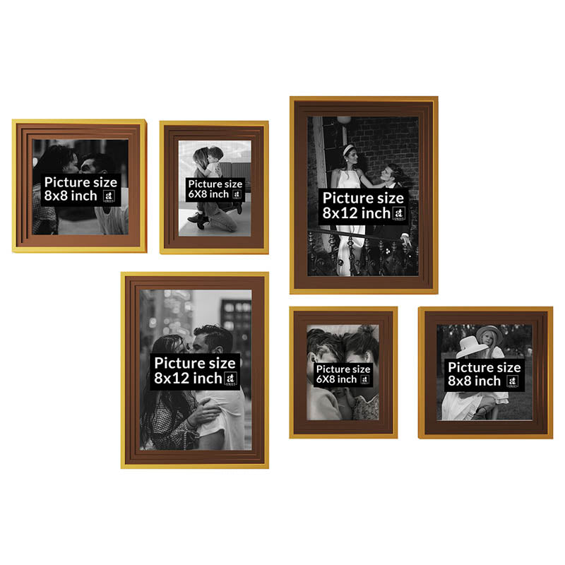 Wall of Whimsies Wall Photo Frame - Set Of Six media 3