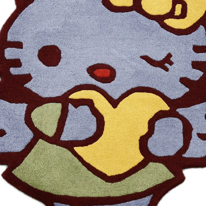 Hello Kitty Wool Carpet - Blue,Yellow media 4