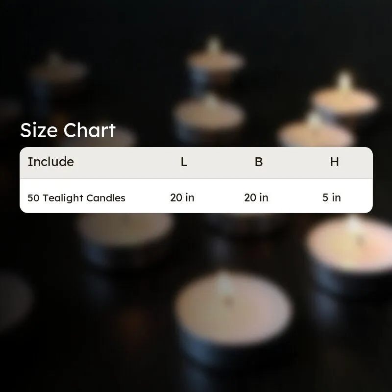 Aroha Tealight candle - Set Of Fifty media 5