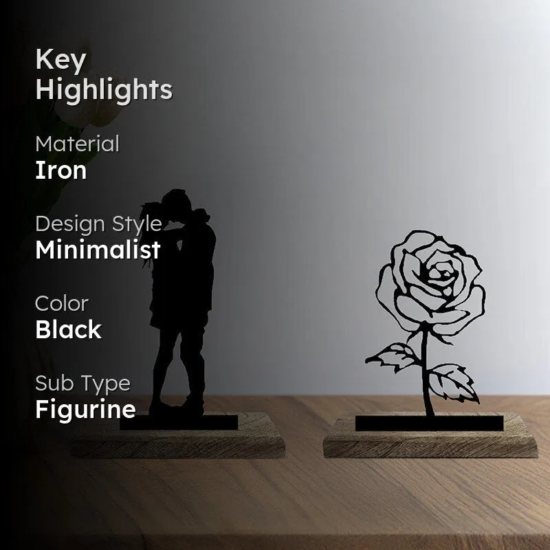 Bonded Hearts Showpiece - Set Of Two media 2
