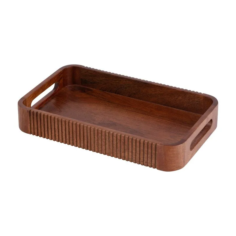 Duet Nested Wooden Serving Trays - Set Of Two media 5