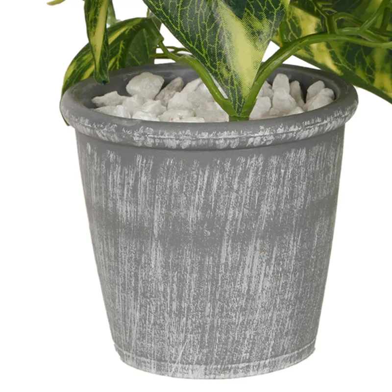 Mahlo Artificial Pothos Plant With Black Plastic Pot media 3