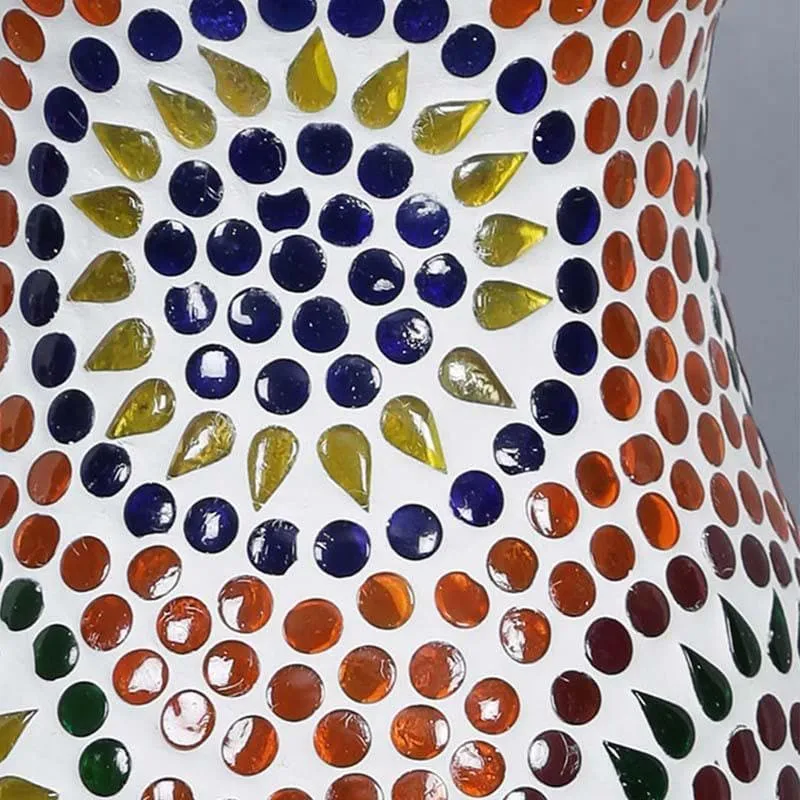 Enlightened Mandala Glass & Metal Wall Lamp media 5