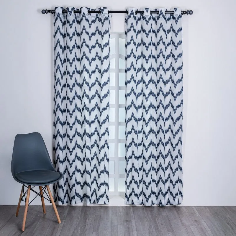 Zyvara Artform Printed Curtain - Set Of Two media 3