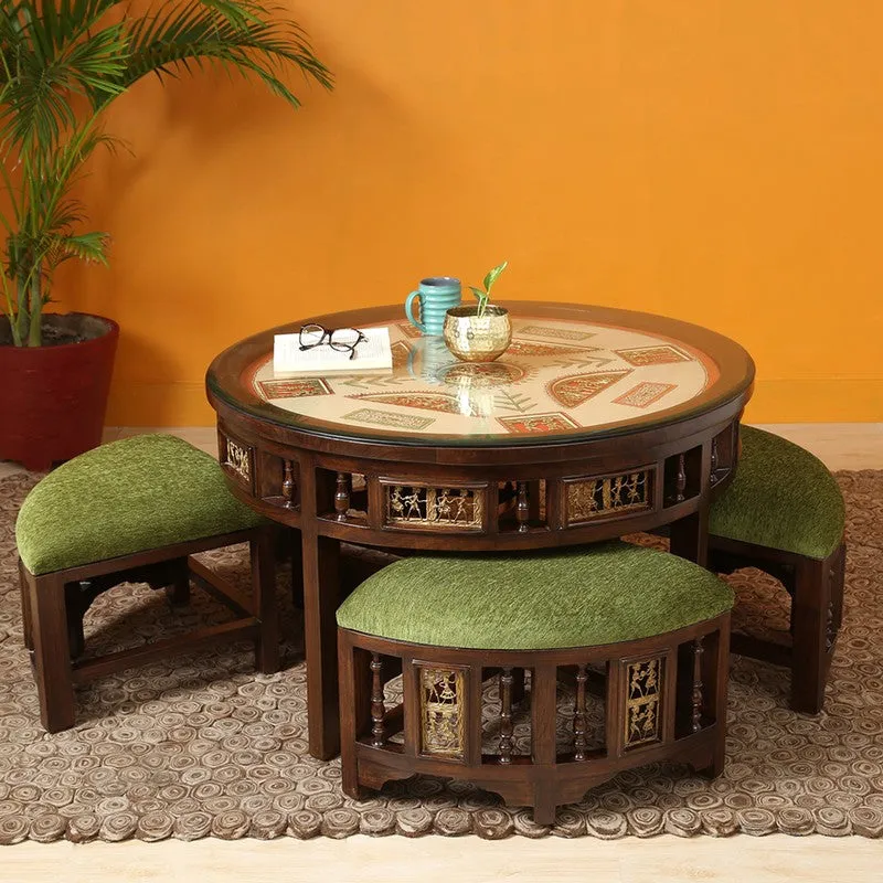 Kanaka Teak Wood Center Table media 1