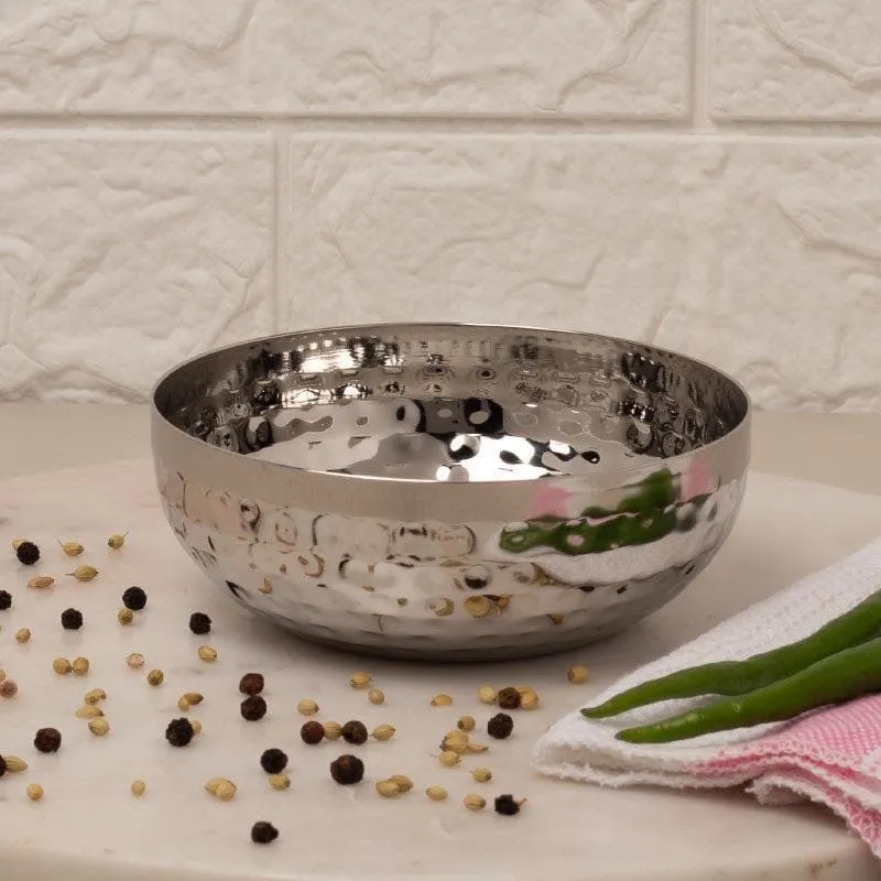 Vintage Charm Hammered Curry Bowl (200 ML) - Set Of Two media 3