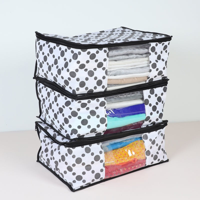 Rigg Polka Dot Saree Cover - Set of Three image 3