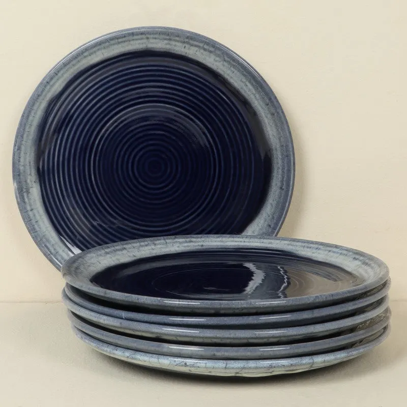 Ceramic Quarter Plate (Dark Blue) - Set Of Six media 3