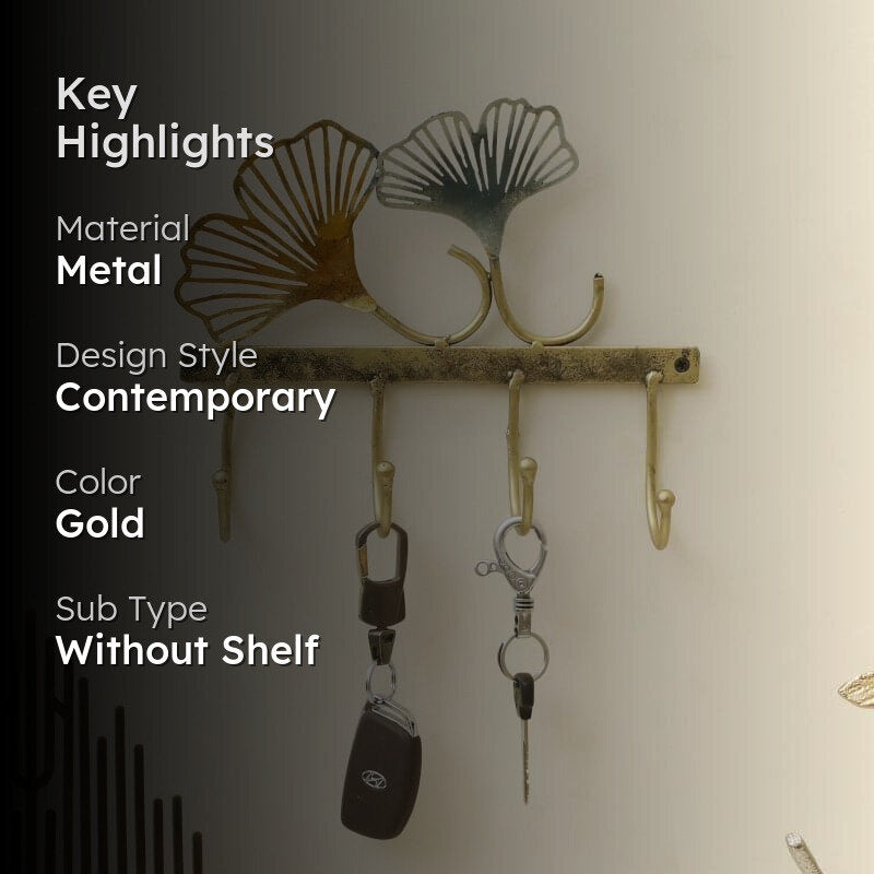 Leda Floral Wall Hook media 2