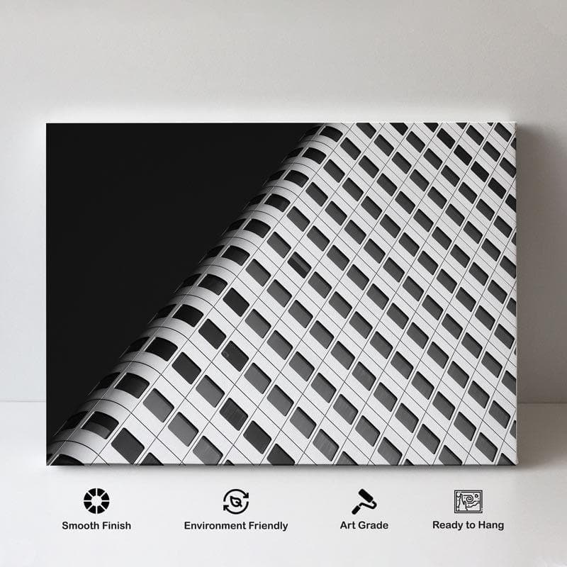 Contrast In Concrete Canvas Wall Painting - Gallery Wrap media 4